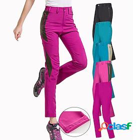 Womens Hiking Pants Trousers Patchwork Summer Outdoor Pants