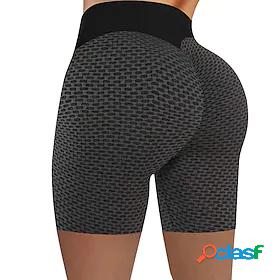 Women's Shorts Track Pants Trousers Yoga Sports High Waist