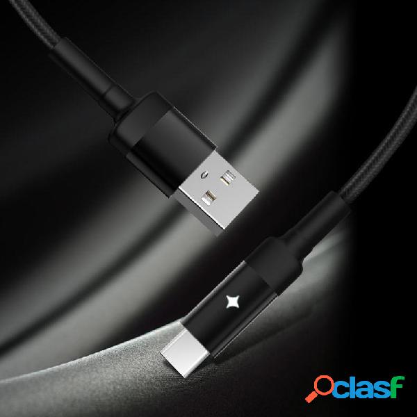 Yesido CA28 LED Smart Power Off USB Type C Cavo Cavo dati di