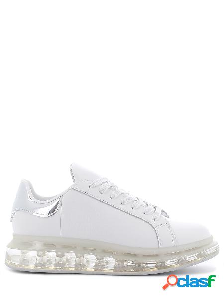 Ynot? Sneakers Queen con air, YNP1450 01 - White-Silver