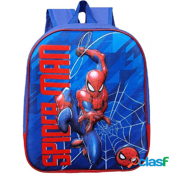ZAINO SCUOLA ASILO ELEMENTARE ZAINETTO 32 CM SPIDERMAN 3D