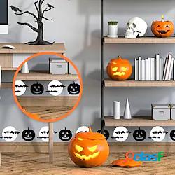 adesivi di halloween zucca pipistrello carta da parati bordo