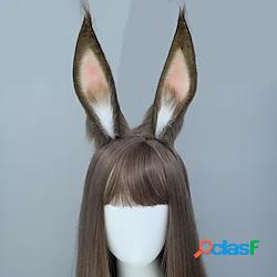 animale anime pelliccia sintetica orecchie di coniglio fatte