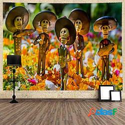 el día de los muertos party wall tapestry art decor tenda