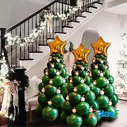 natale palloncino verde foresta serie albero di natale set