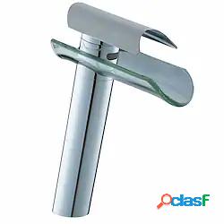 rubinetto lavabo bagno - cascata elettrodeposta centerset