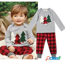 t-shirt natalizia per bambini piccoli pantaloni