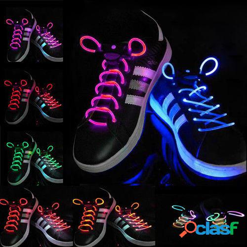 1 paio Cool 19 Color per Pick LED Flashlight Up Glow Lacci