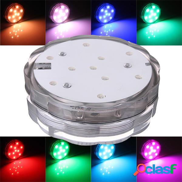 10 LED luce colorata impermeabile partito sommergibile con