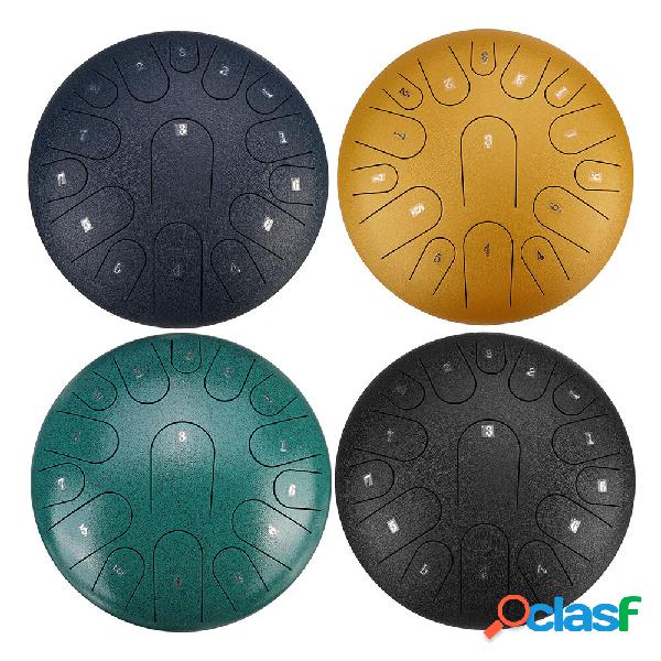 12 Pollici 15 note Strumento per handpan con tamburo a