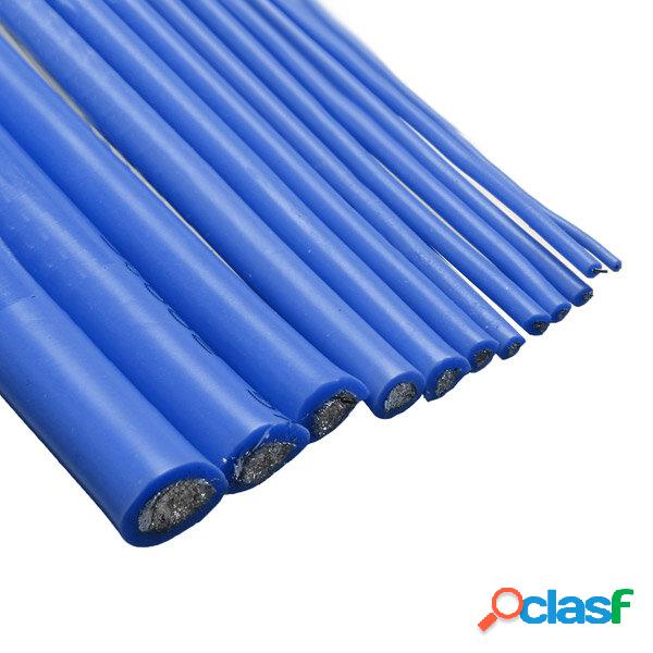 1m 8/10/12/14/16/18/20/22/24/26 AWG Filo Blu di Silicone SR