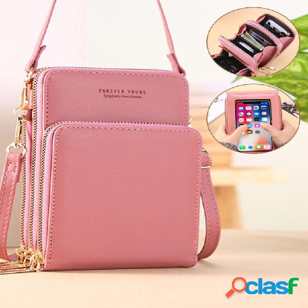 2 cinturini Muti-Carry Multi-layer Touch Screen Slot per