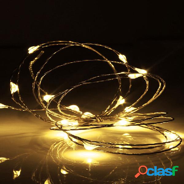 2M 20 LED la luce fissa della stringa del legare del rame ha