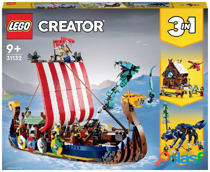 31132 LEGO® CREATOR Nave vichinga con una lunga Midgard