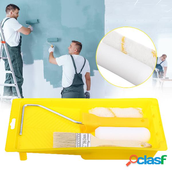 5 / 6Pcs Paint Runner Pro Roller Pennello Set Maniglia per