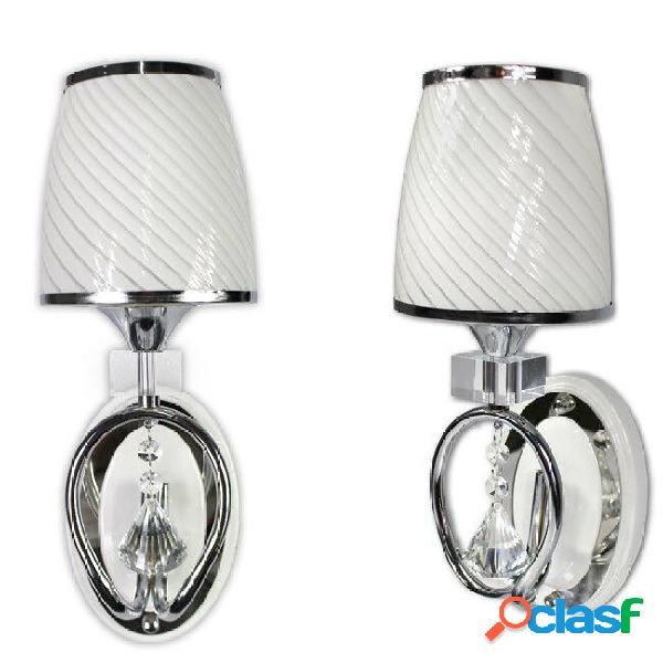 APPLIQUE PARETE LUMETTO MURO ATTACCO E27 ORO ARGENTO ABAT