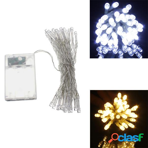 Aa mini batteria 30 LED Cool calde luci leggiadramente della