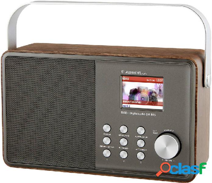 Albrecht DR 855 DAB+/UKW/Bluetooth Radio da tavolo DAB+, FM