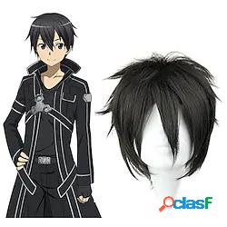 Alicizzazione SAO Kirito Parrucche Cosplay Per uomo 12