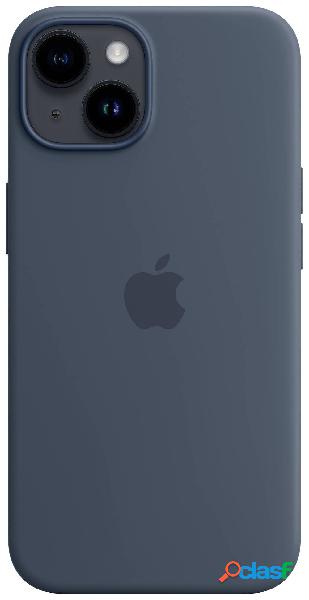 Apple Silicon Case MagSafe Custodia Apple iPhone 14 Blu