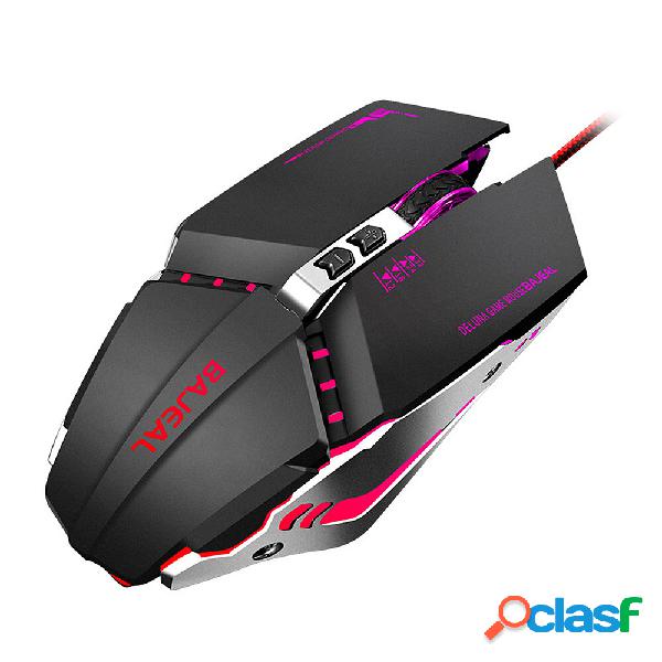 BAJEAL G7 Mouse cablato 1200-3600 DPI Regolazione ergonomico