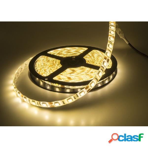 BOBINA STRISCIA STRIP LED 5050 FLESSIBILE 5MT ADESIVA LUCE