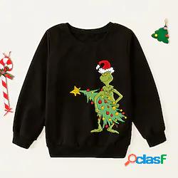 Bambino Unisex Natale Felpa Manica lunga Albero di Natale