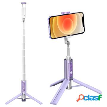 Baseus Traveller Bluetooth Treppiede Selfie Stick - Viola