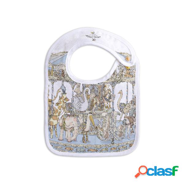 Bavaglino Small Atelier Choux Carousel Blue