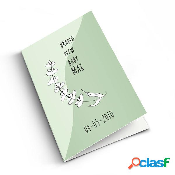 Biglietto d&apos;auguri nascita personalizzato - M -