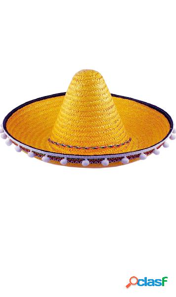 Cappello messicano medio giallo