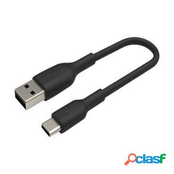 Cavo USB-A / Type-C BOOST CHARGE Belkin - 15cm - Nero