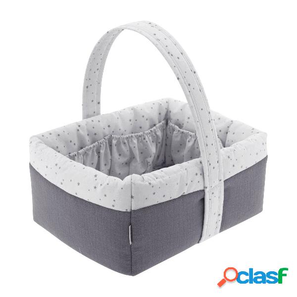 Cestina Imbottita 22.5X29X29 Cm Astra Grigio