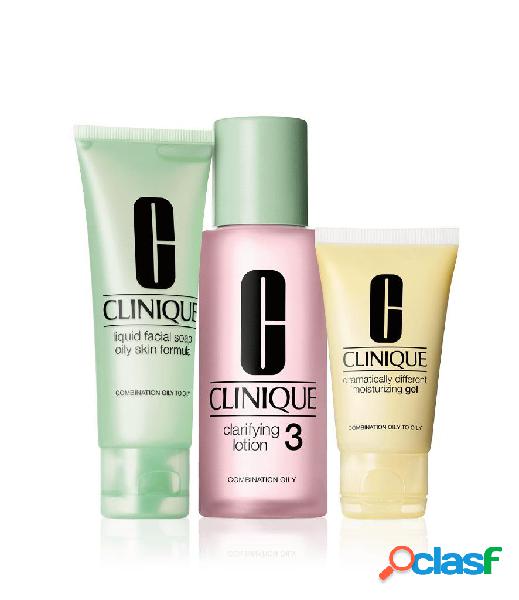 Clinique cofanetto 3 step intro system pelle tipo iii