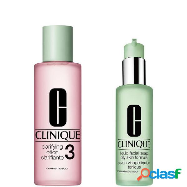 Clinique cofanetto clarifying lotion 3 - 400 ml