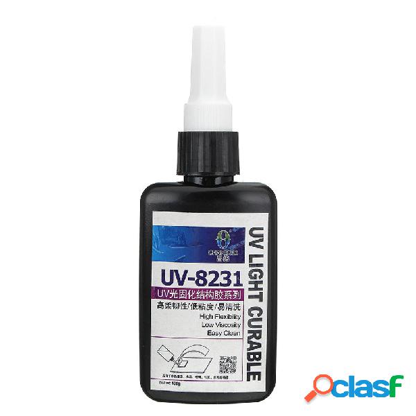 Colla 100ml UV Light Cure Forte legame UV Adesivo per