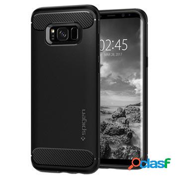 Cover Samsung Galaxy S8 Spigen Rugged Armor - Nero Opaco