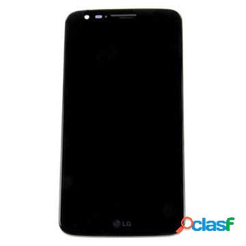 Cover frontale e display LCD per LG G2 - Nero