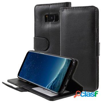 Custodia a portafoglio premium per Samsung Galaxy S8 con