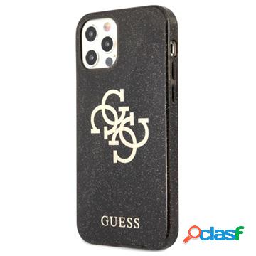 Custodia ibrida per iPhone 12 Pro Max con logo grande Guess