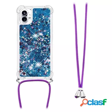 Custodia in TPU Serie Quicksand per Nothing Phone (1) - Blu