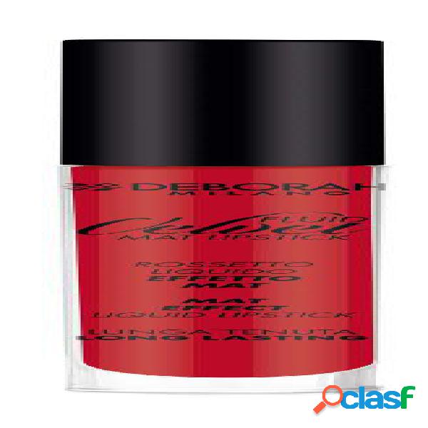 Deborah fluid velvet lipstick iconic red 06