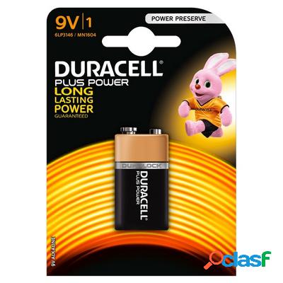 Duracell Plus Power 1 Batteria 9V Alcaline