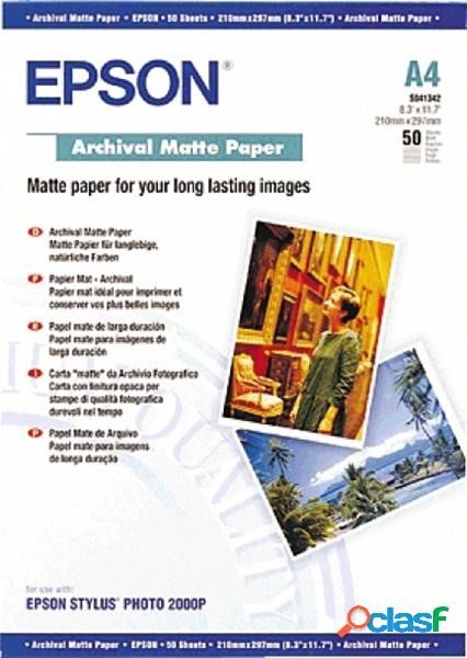 Epson Archival Matte Paper C13S041342 Carta fotografica DIN