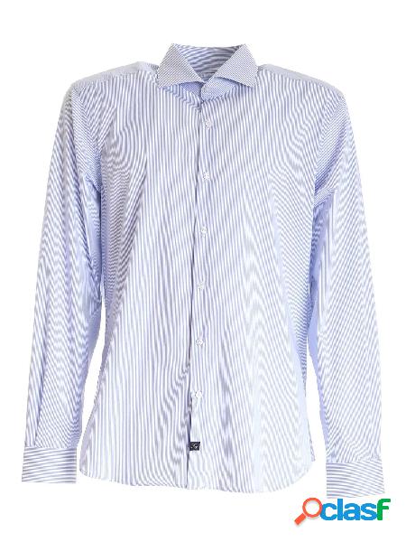 FAY CAMICIA UOMO NCMA142259STFSU006 ALTRI MATERIALI AZZURRO