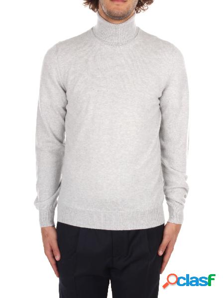 Fedeli Cashmere Maglieria Dolcevita Uomo Grigio