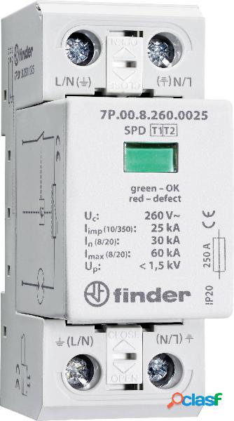 Finder 7P.01.8.260.1025 7P.01.8.260.1025 Scaricatore di