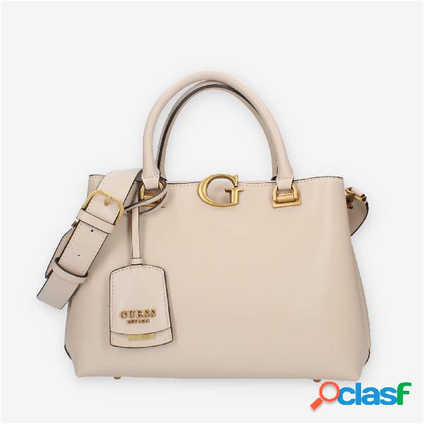 Guess G Vibe Borsa a mano a tre scomparti beige