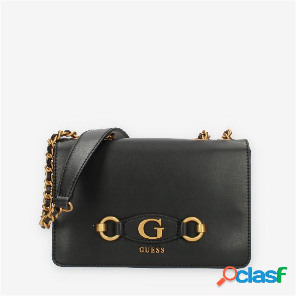 Guess Izzy Borsa a tracolla nera con patta