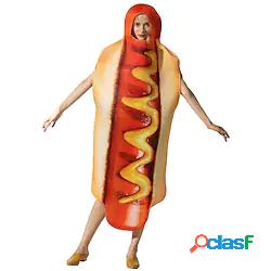 Hot Dog Vestito da Serata Elegante Costumi divertenti Adulto